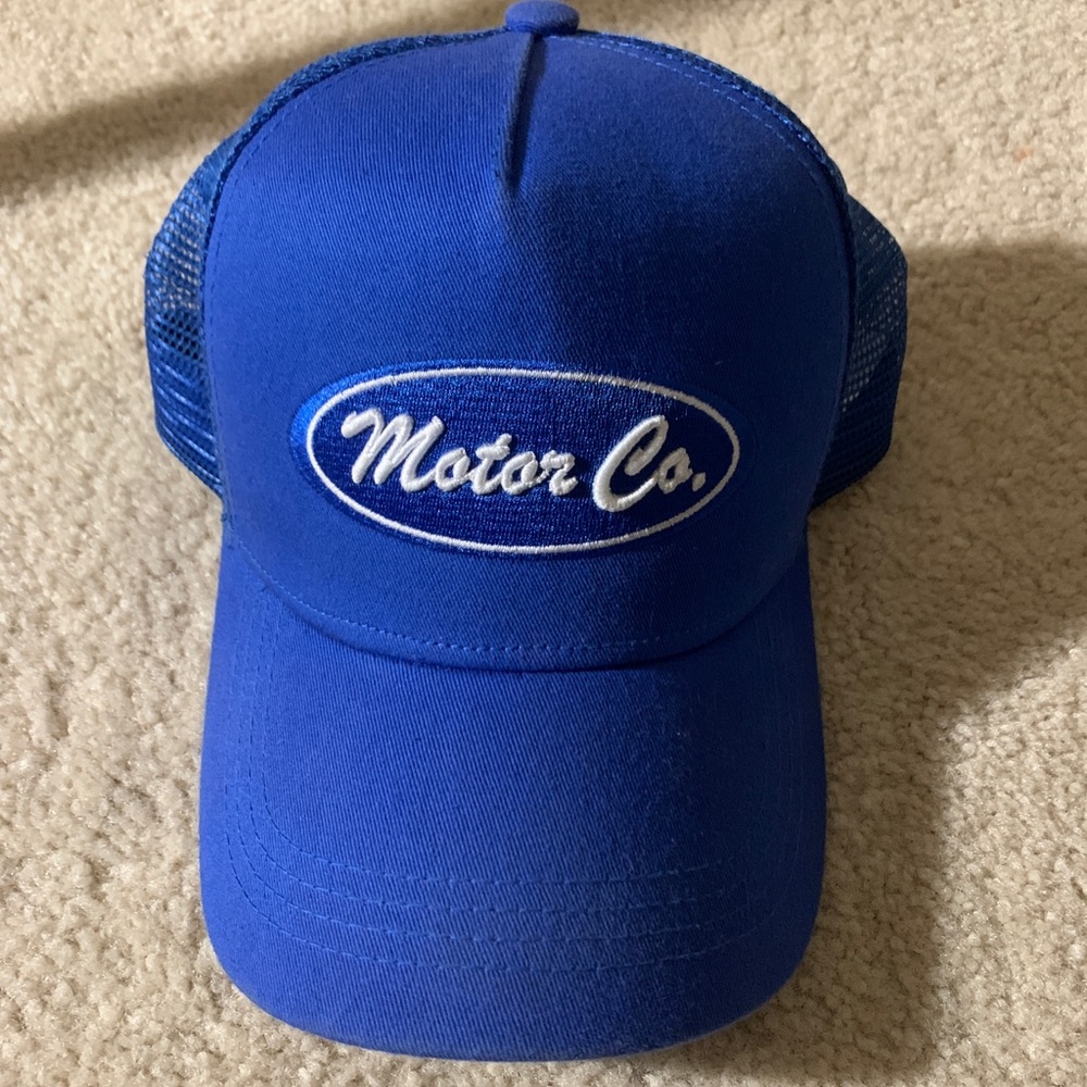 “Motor Co.” cotton Snapback Trucker